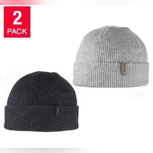 Bula Unisex Merino Wool Blend Beanie 2-Pack